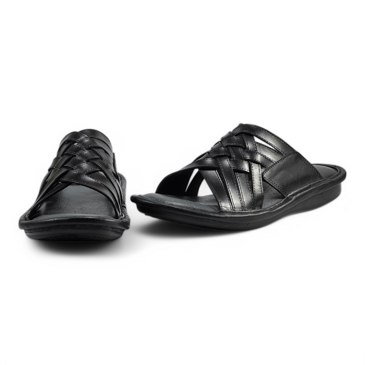 Men's Leather Comfort Slippers Luxurious & Supportive