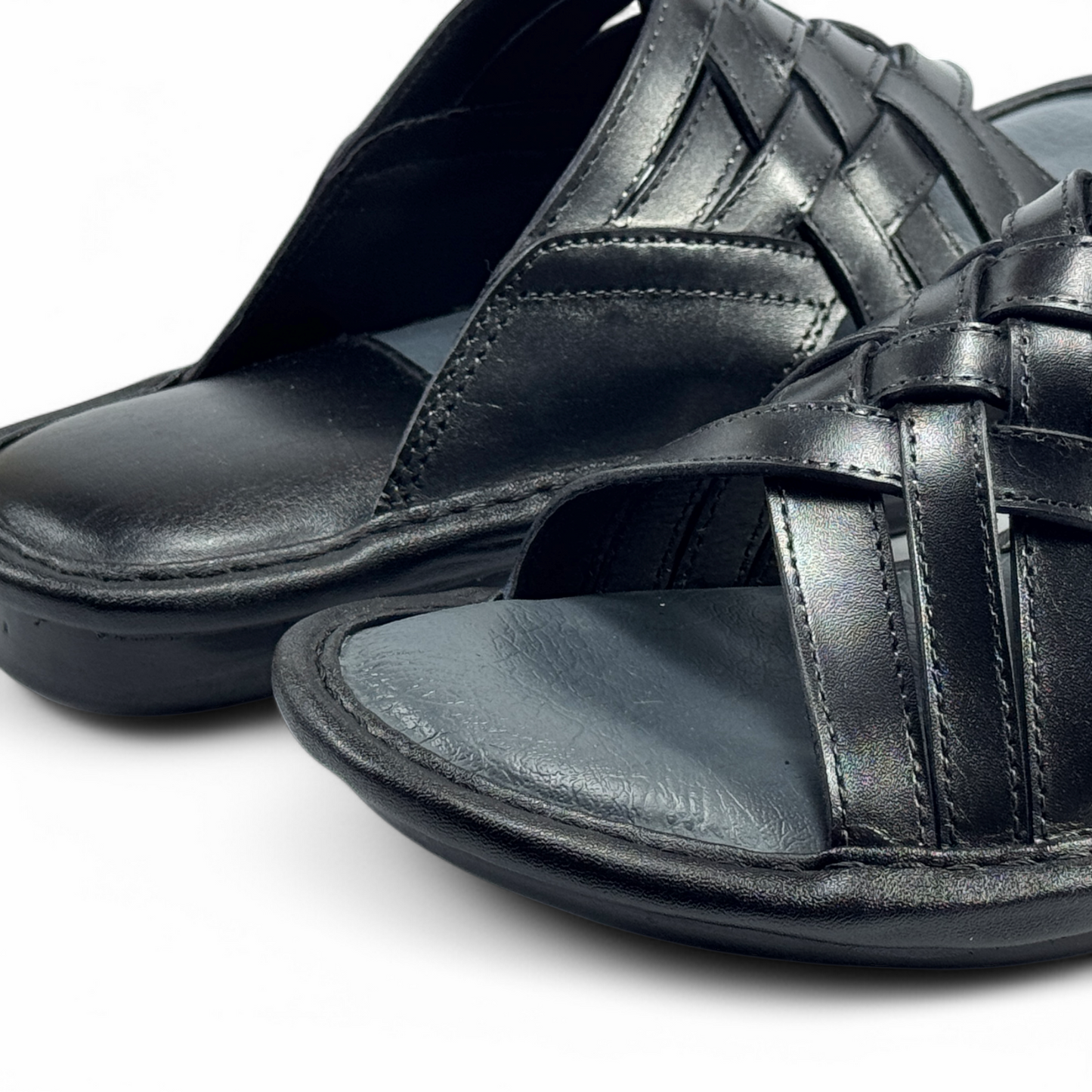 Men's Leather Comfort Slippers Luxurious & Supportive