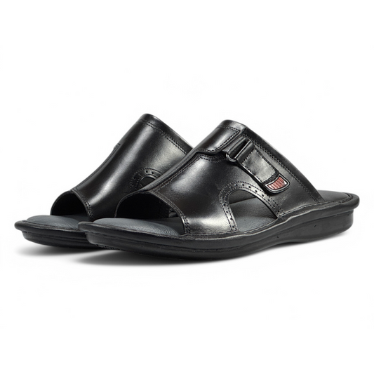 Men's Leather Comfort Slippers