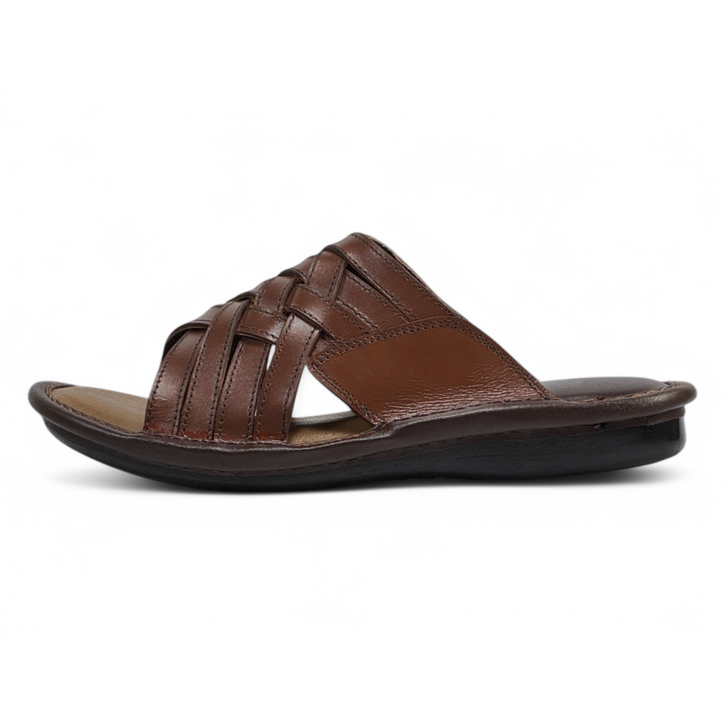 Men's Leather Comfort Slippers Luxurious & Supportive