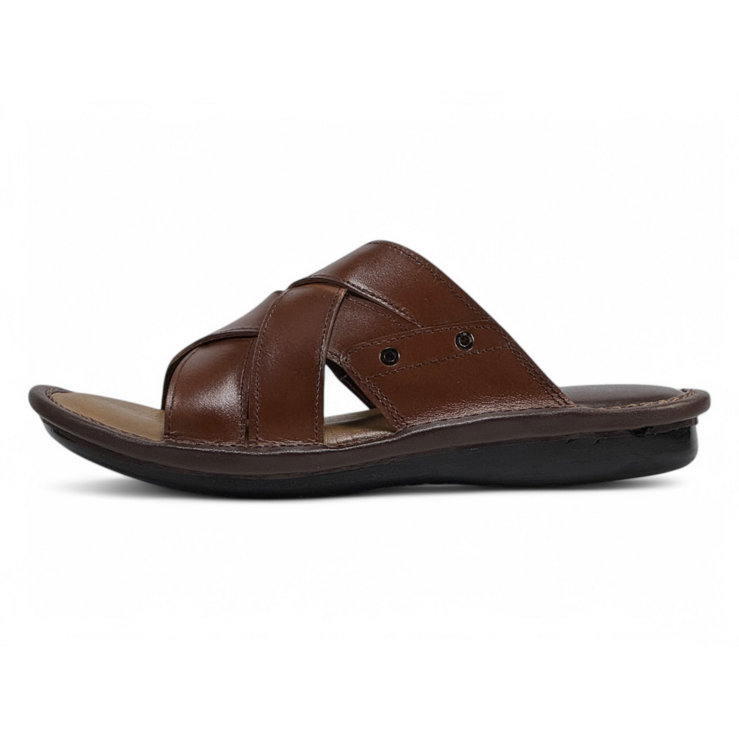 Men's Leather Comfort Slippers