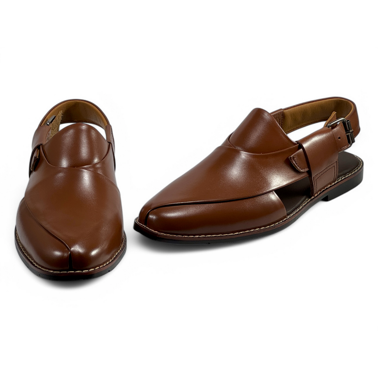 Men's Leather Comfortable Sandals/Peshawari Chappal