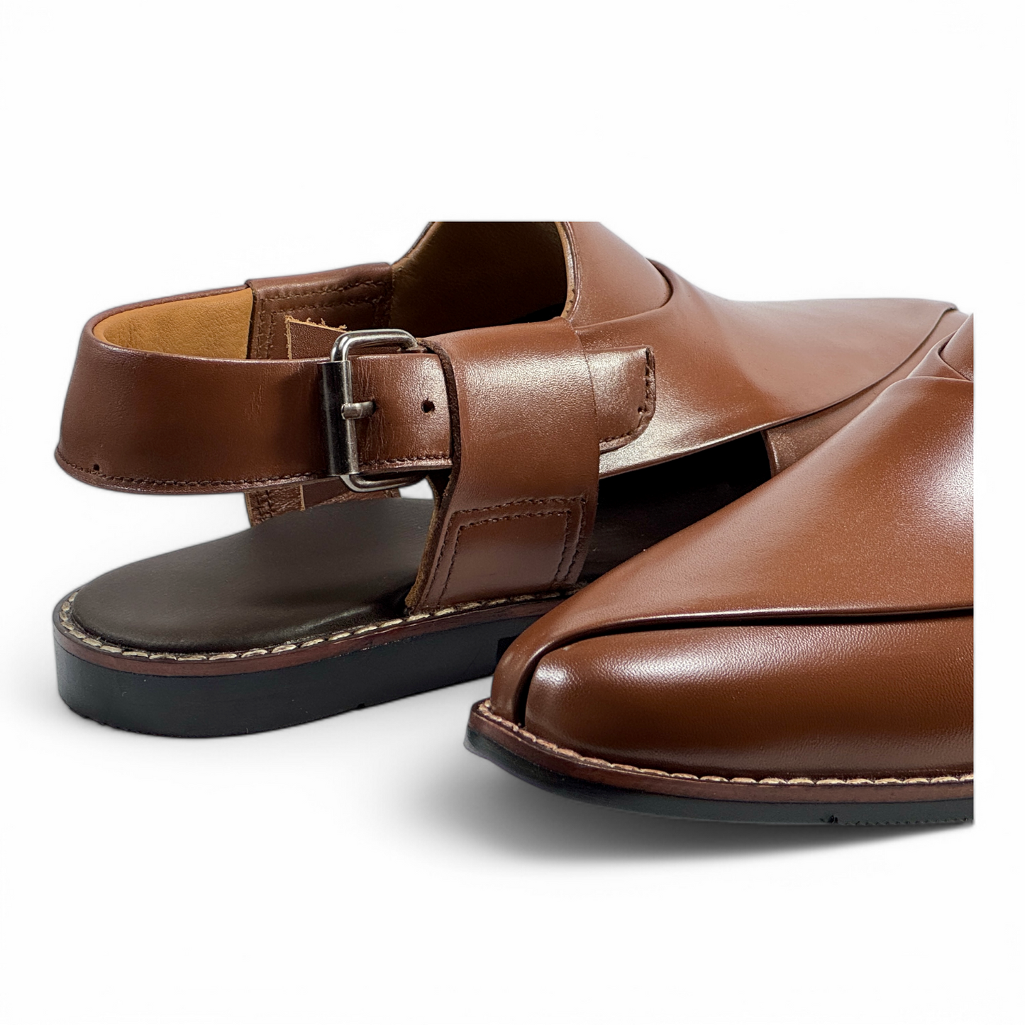 Men's Leather Comfortable Sandals/Peshawari Chappal